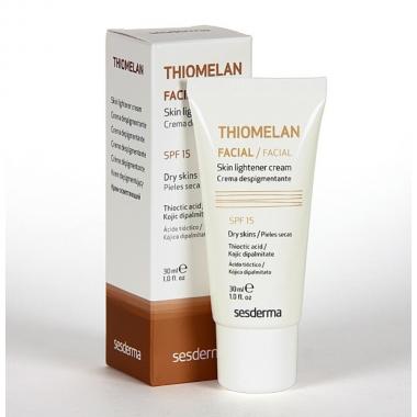 Крем депигментирующий с SPF 15 - Sesderma THIOMELAN Facial Skin Lightener Cream SPF 15, 30 мл